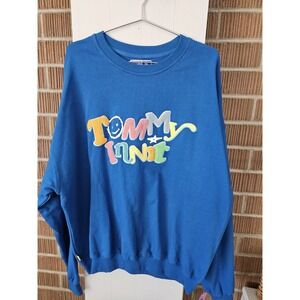 Revolt Men's 2XL XXL Tommy Innit '21‎ Pog Champ Blue Limited Edition Sweatshirt